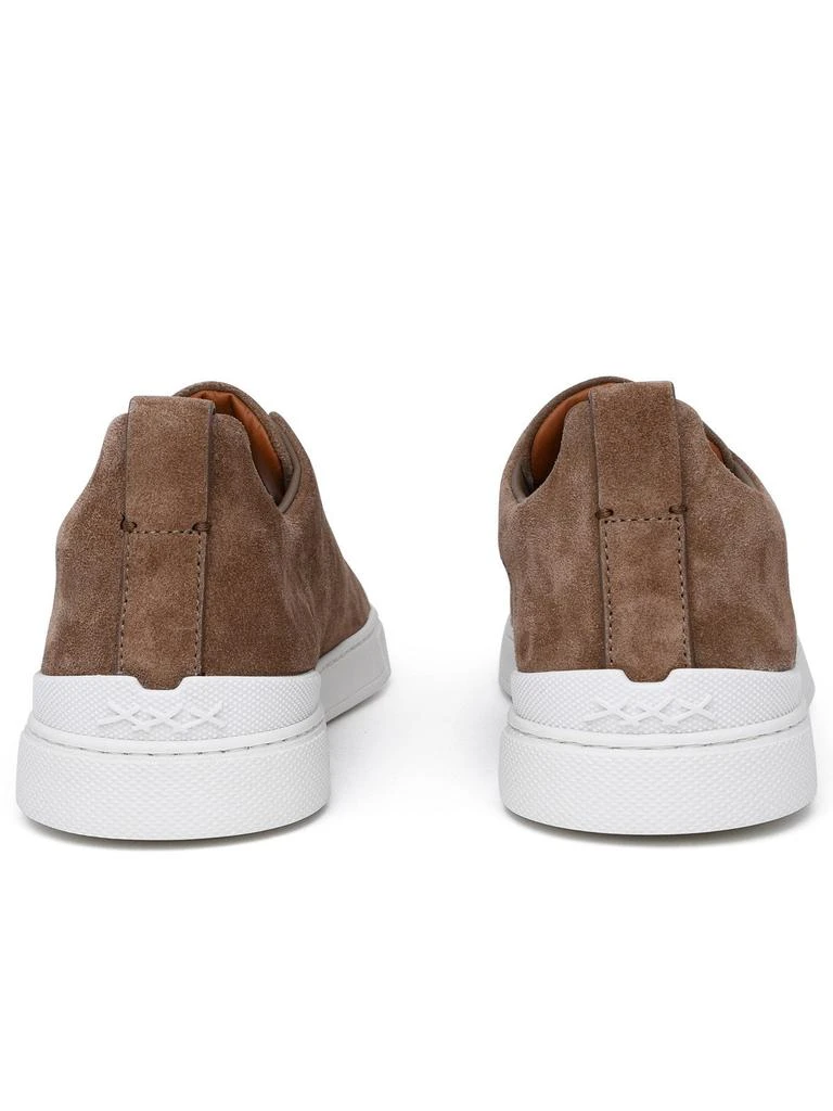 商品Zegna|SUEDE TRIPLE STITCH SNEAKER,价格¥7060,第4张图片详细描述