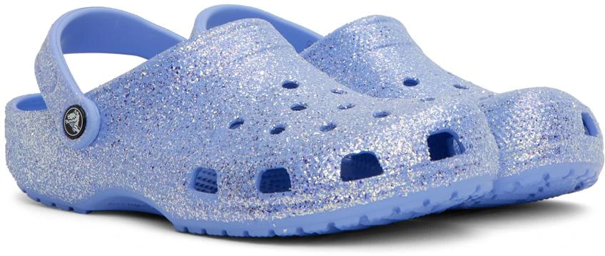 商品Crocs|Purple Classic Glitter Clogs,价格¥201,第4张图片详细描述