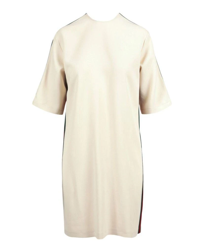 商品Gucci|Web-Striped Tunic Dress,价格¥3925,第3张图片详细描述