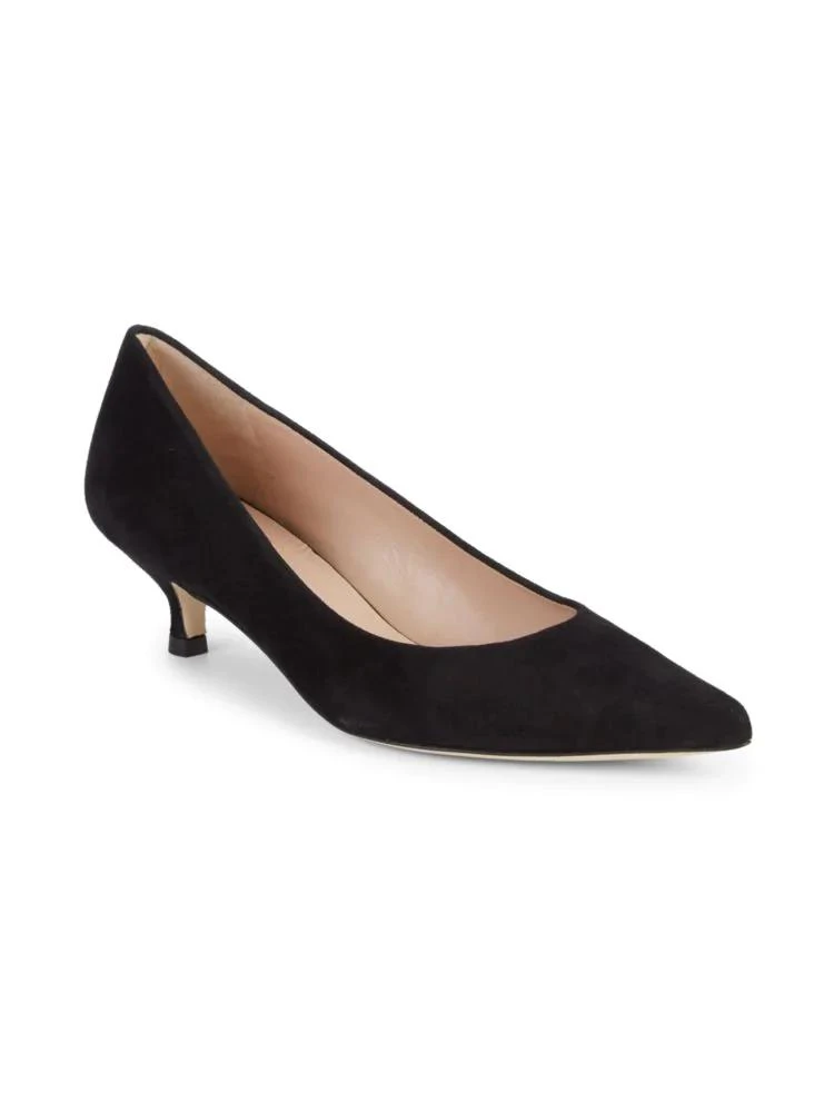商品Stuart Weitzman|绒面小猫跟高跟鞋,价格¥826,第2张图片详细描述