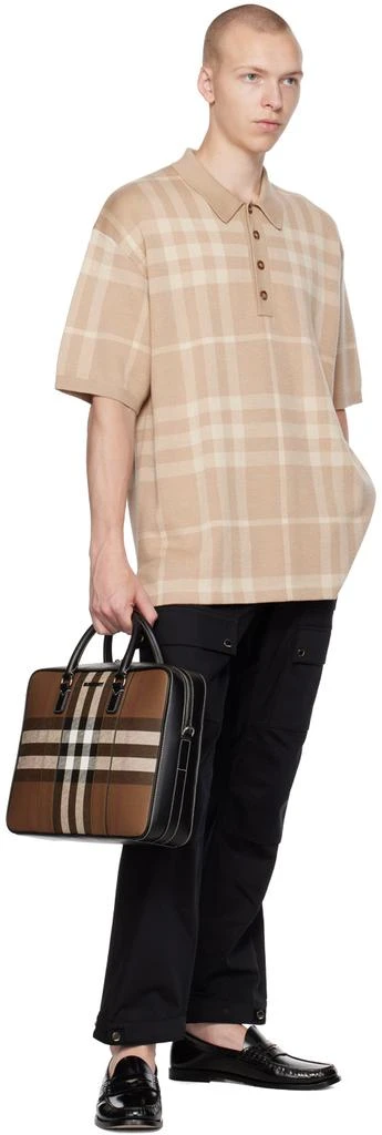 商品Burberry|棕色 Ainsworth 公文包,价格¥12732,第4张图片详细描述