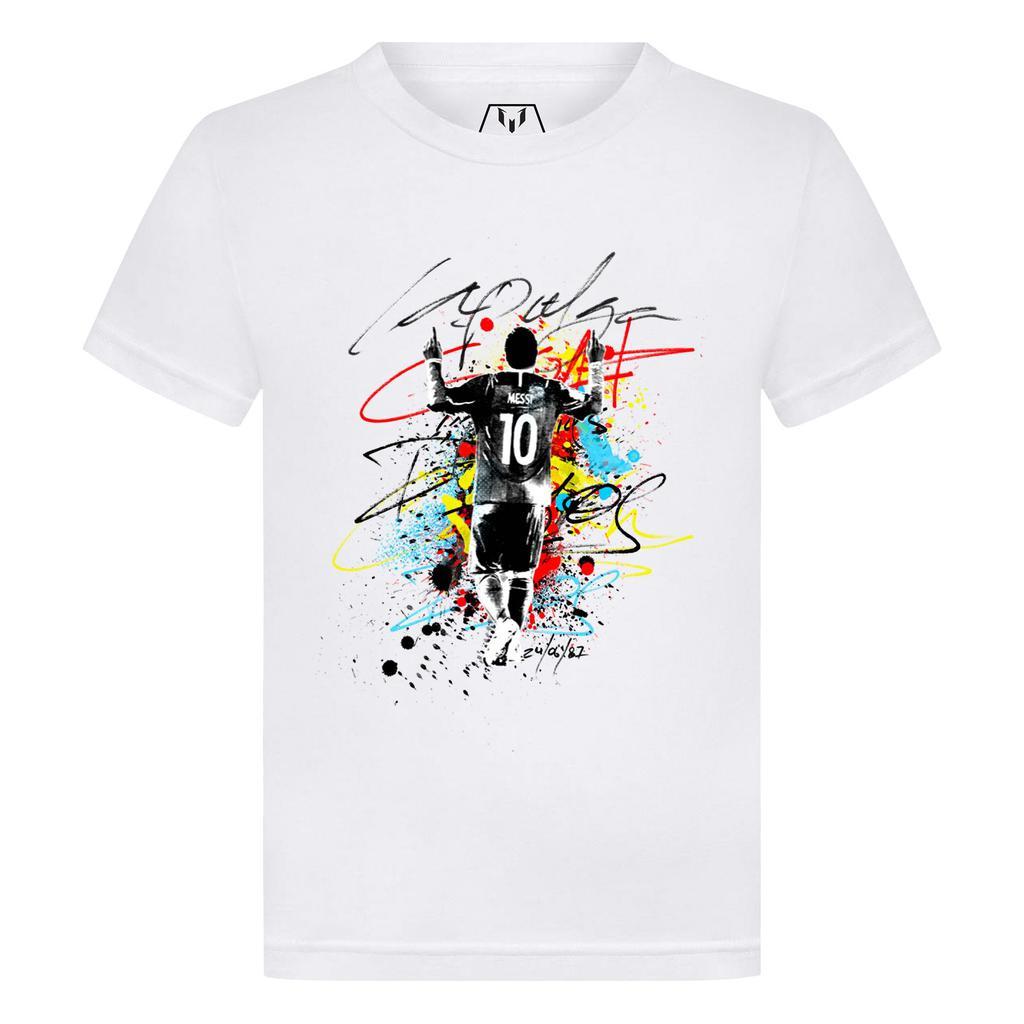 商品The Messi Store|Messi La Pulga Paint Splash Kid's Graphic T-Shirt,价格¥258,第6张图片详细描述