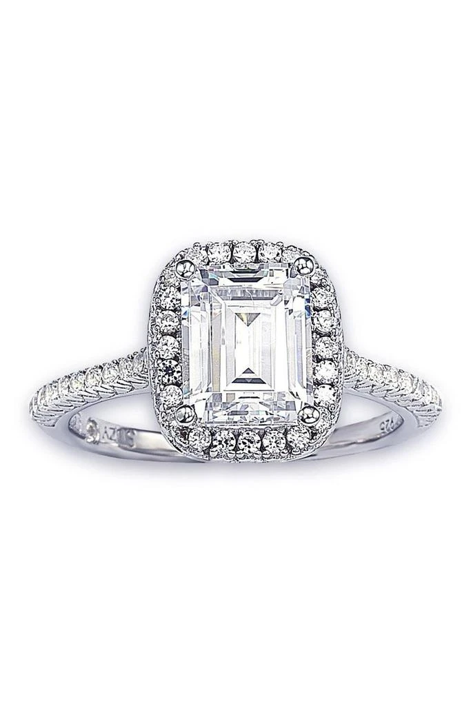 商品Suzy Levian|Emerald Cut Cubic Zirconia Ring,价格¥1153,第1张图片