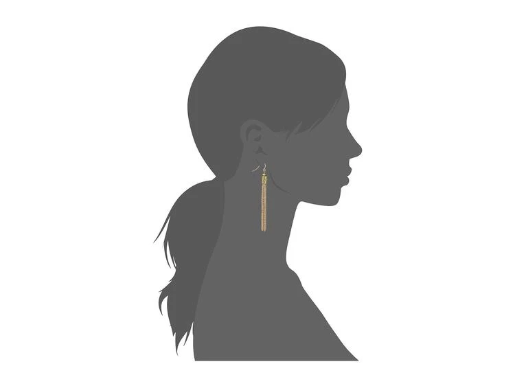 商品Vanessa Mooney|The Demi Earrings,价格¥248,第2张图片详细描述