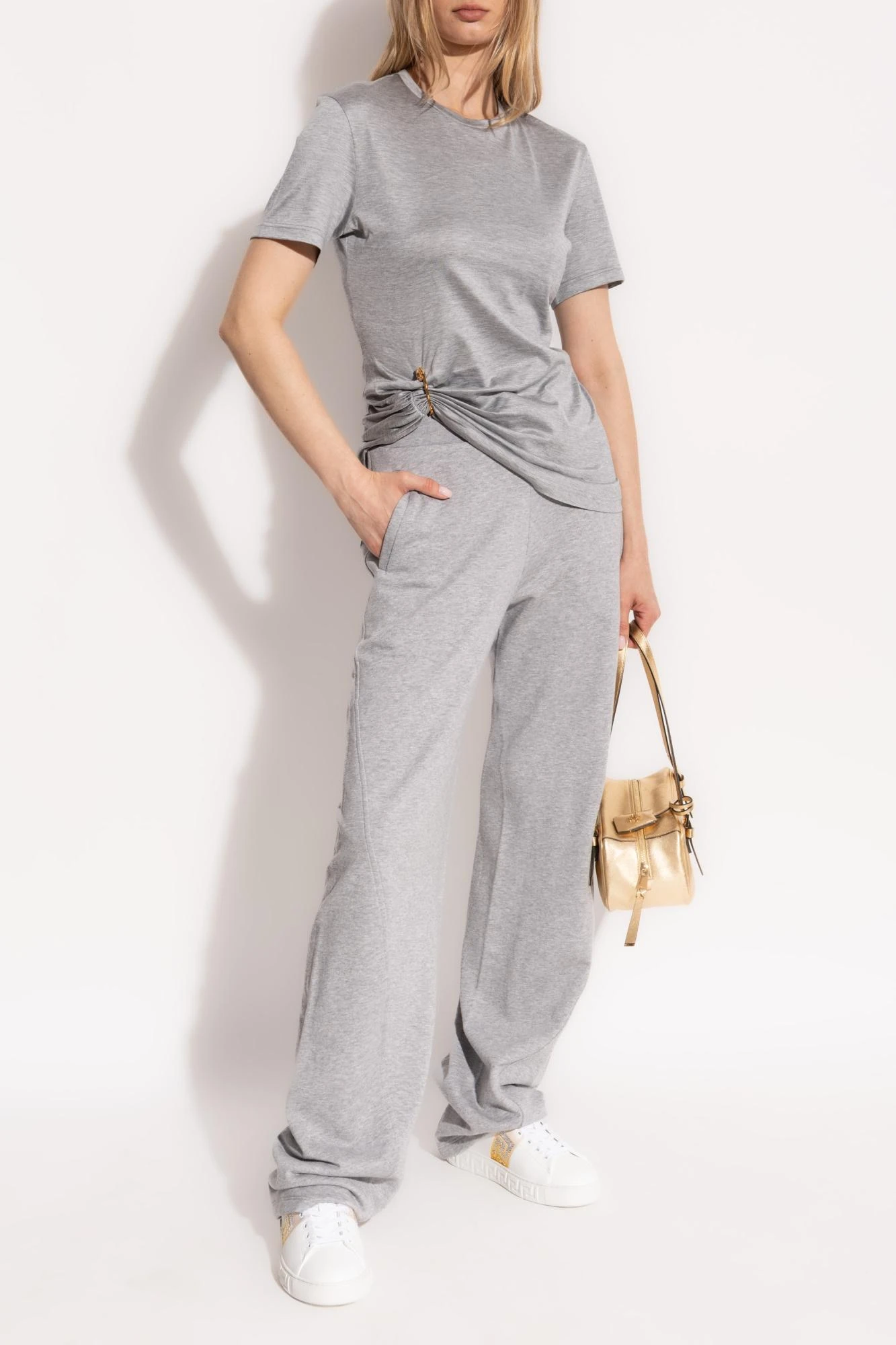 商品【商品预售7天发货】 Versace|Versace 女士背心吊带 10204611A148181E230 灰色,价格¥3675,第3张图片详细描述