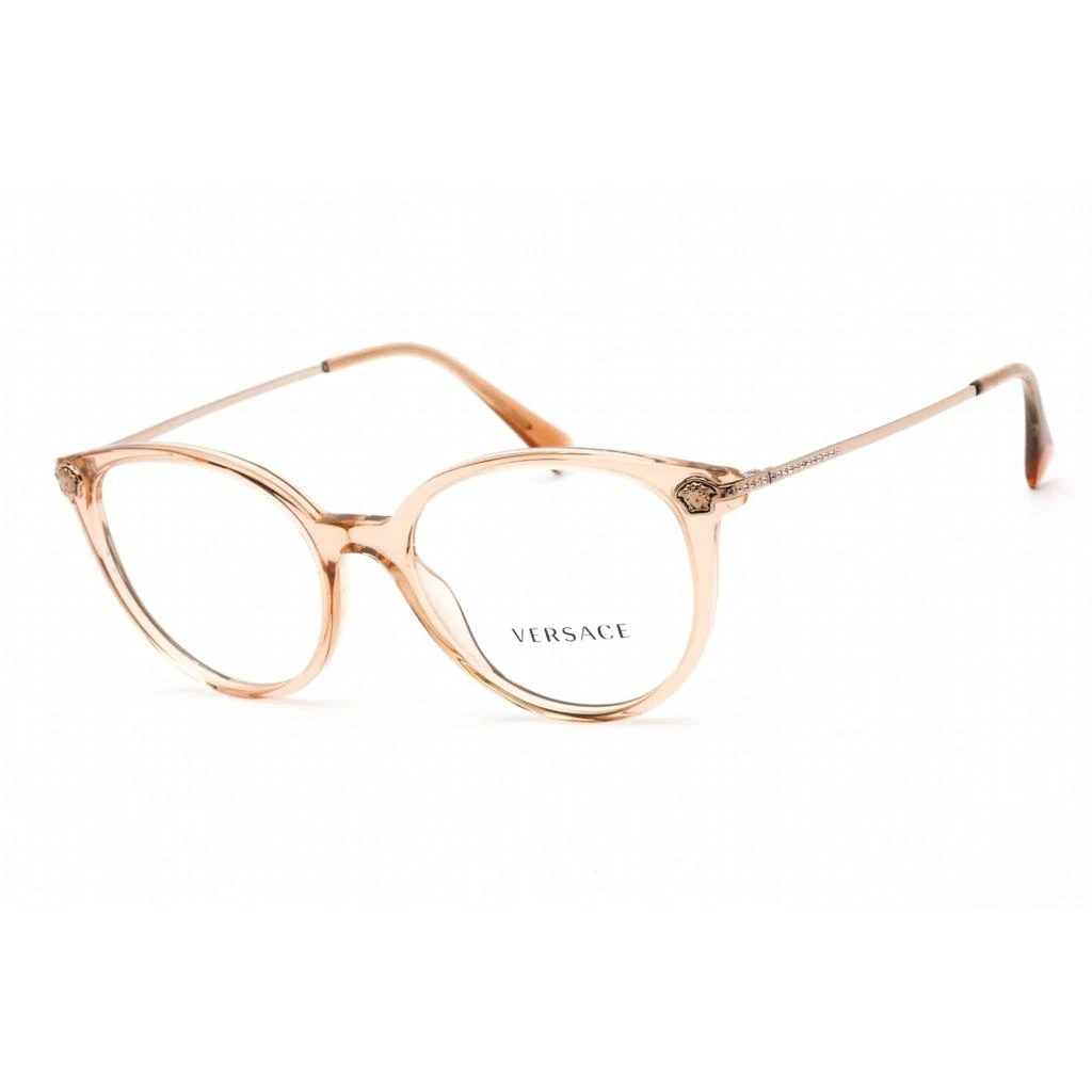 商品Versace|Versace Women's Eyeglasses - Clear Lens Brown Plastic Round Shape Frame | VE3251B 5215,价格¥799,第1张图片