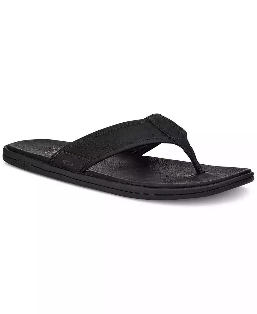 商品UGG|Men's Seaside Leather Lightweight Flip-Flop Sandal,价格¥364,第1张图片