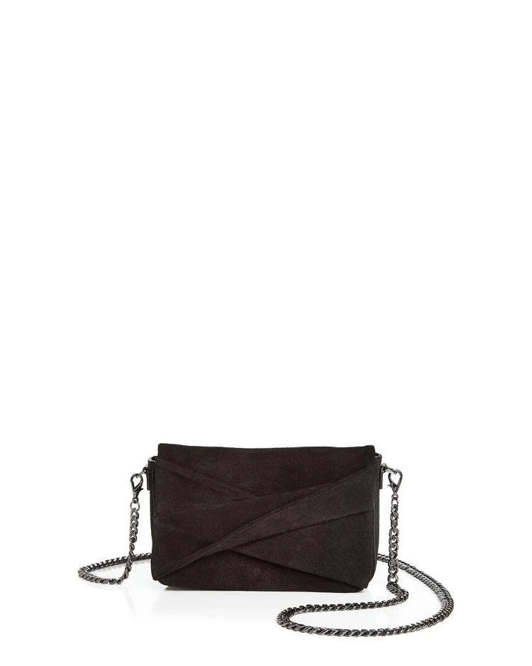 商品Halston Heritage|Grace Bow Convertible Small Suede Crossbody,价格¥2207,第1张图片