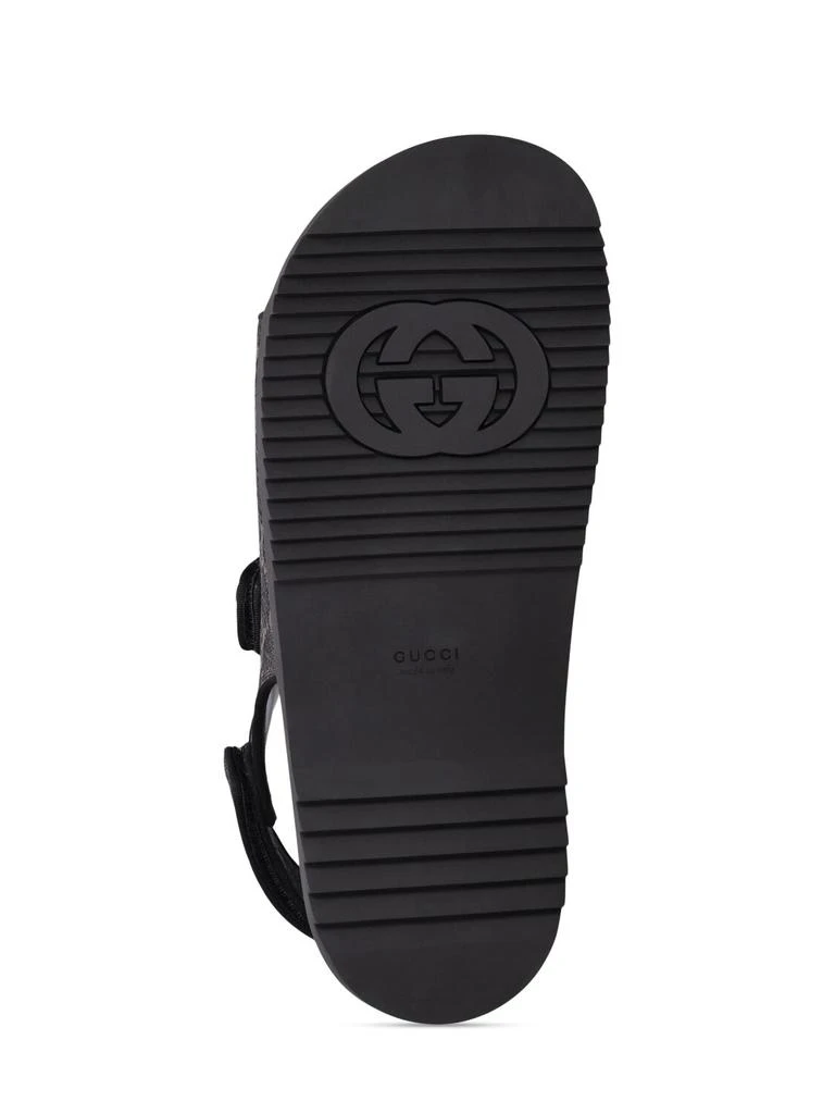 商品Gucci|35mm Double G Denim Sandals,价格¥7330,第4张图片详细描述