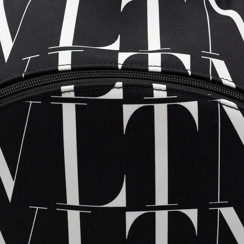 商品Valentino|Valentino Black Canvas VLTN Backpack,价格¥4598,第5张图片详细描述