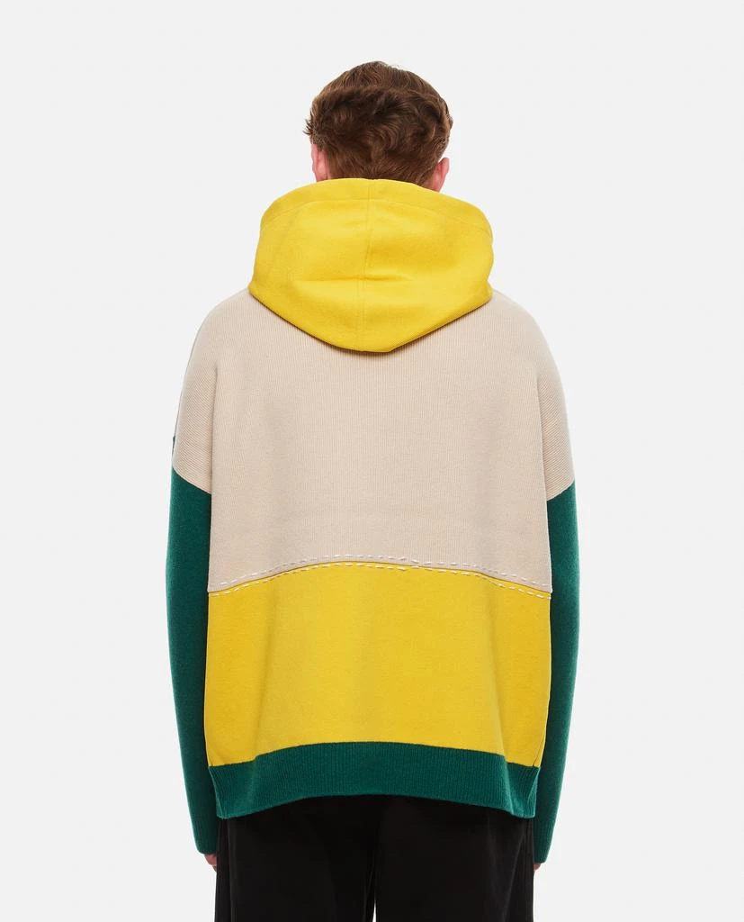 商品JW Anderson|COLOURBLOCK WOOL HOODIE,价格¥4679,第3张图片详细描述