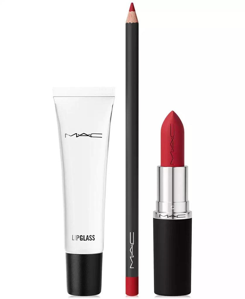 商品MAC|3-Pc. Claim To Fame Lipstick, Lip Liner + Lip Gloss Holiday Set,价格¥329,第5张图片详细描述