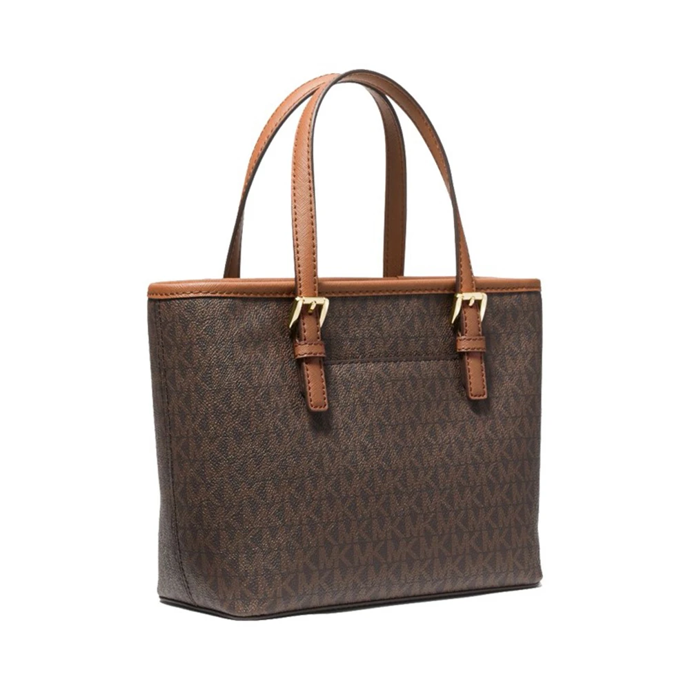 MICHAEL KORS 拼色女士托特包 35T9GTVT0B-BROWN 商品