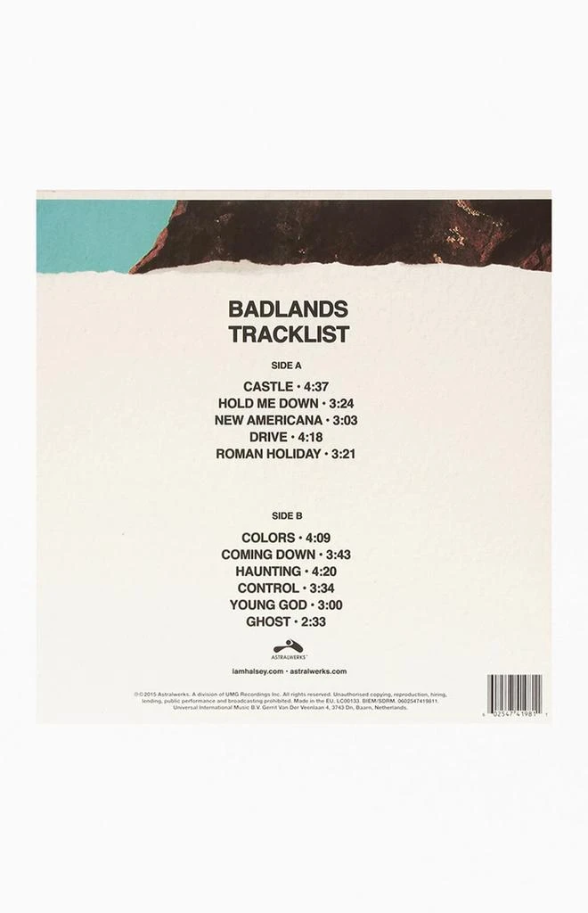 商品null|Halsey - Badlands Vinyl Record,价格¥181,第2张图片详细描述