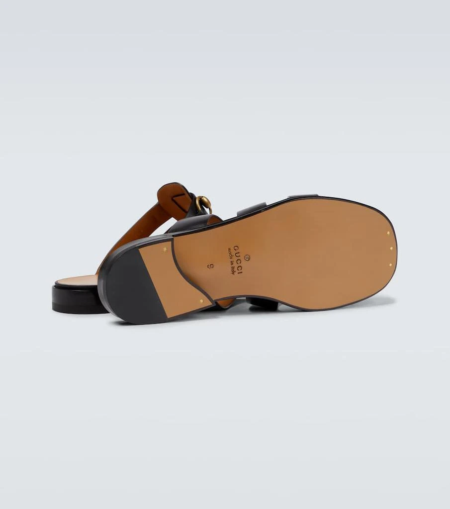 Horsebit leather slippers 商品