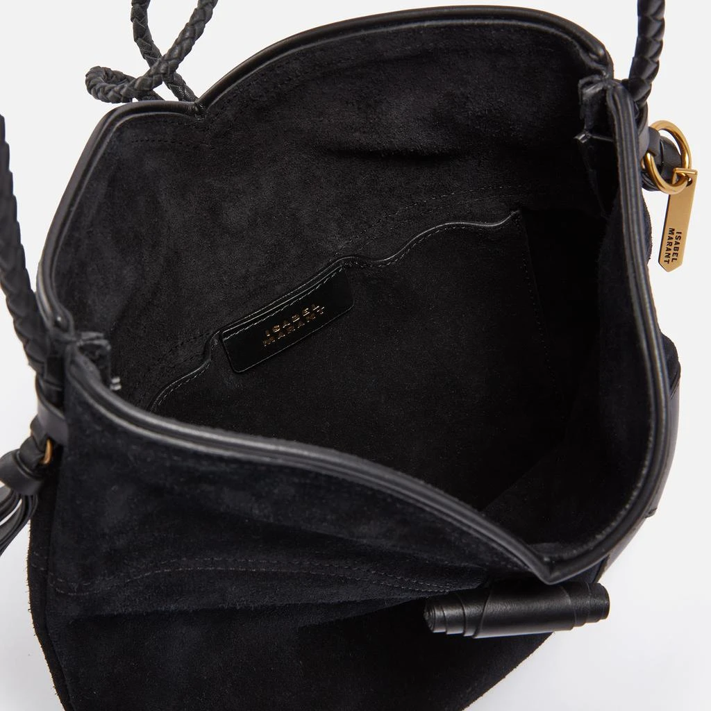 商品Isabel Marant|Isabel Marant Tyag Leather-Trimmed Suede Shoulder Bag,价格¥2649,第4张图片详细描述