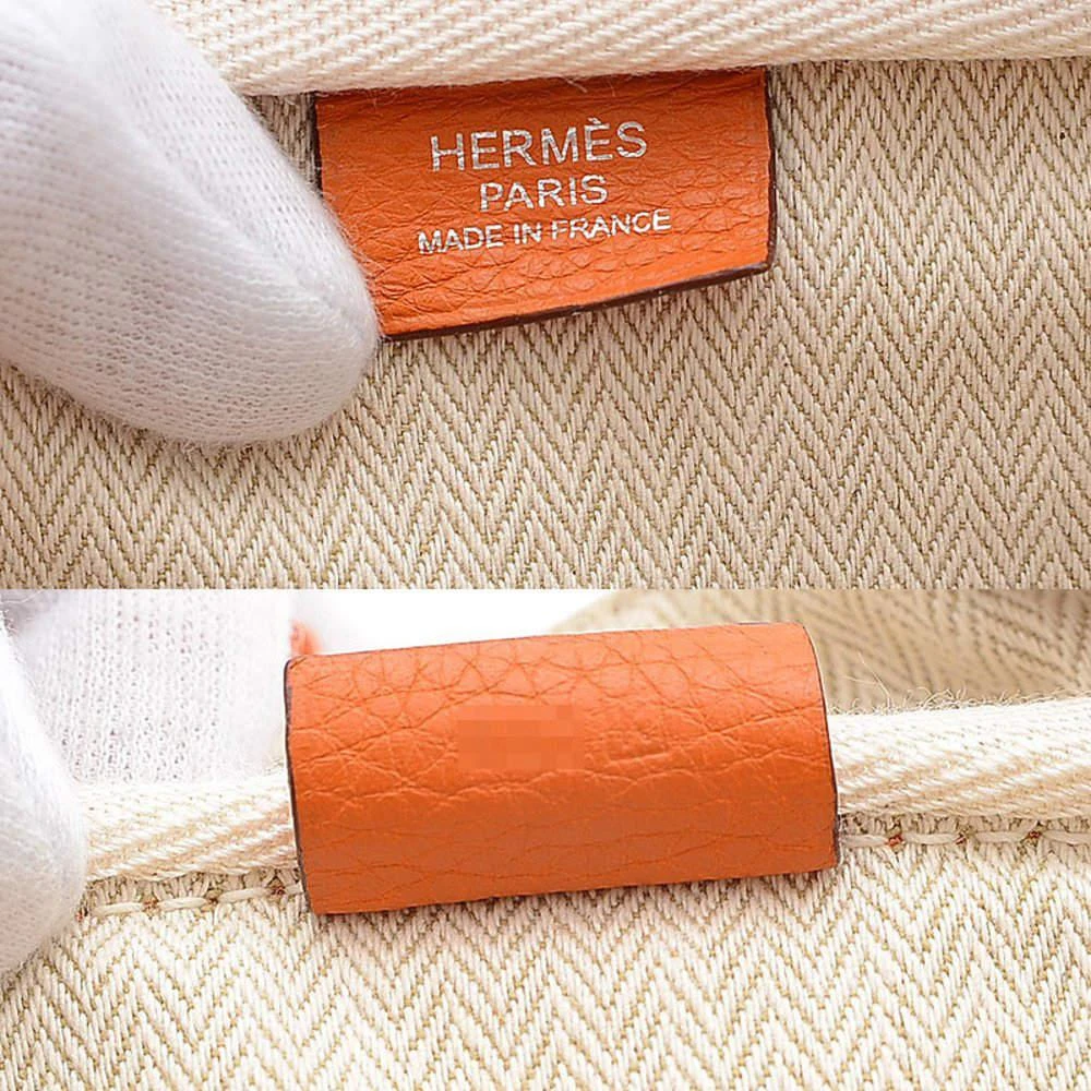Hermes Victoria Elan 38 Taurillon Clemence Orange K Engraved Handbag 商品