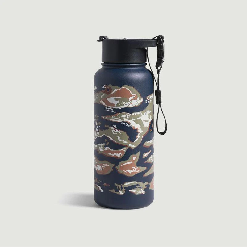 商品United By Blue|Lakeside Camo 32oz Steel Bottle 13-MIDNIGHT UNITED BY BLUE,价格¥136,第1张图片