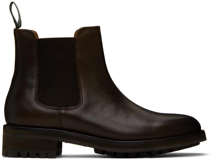 商品Ralph Lauren|Brown Bryson Chelsea Boots,价格¥740,第1张图片