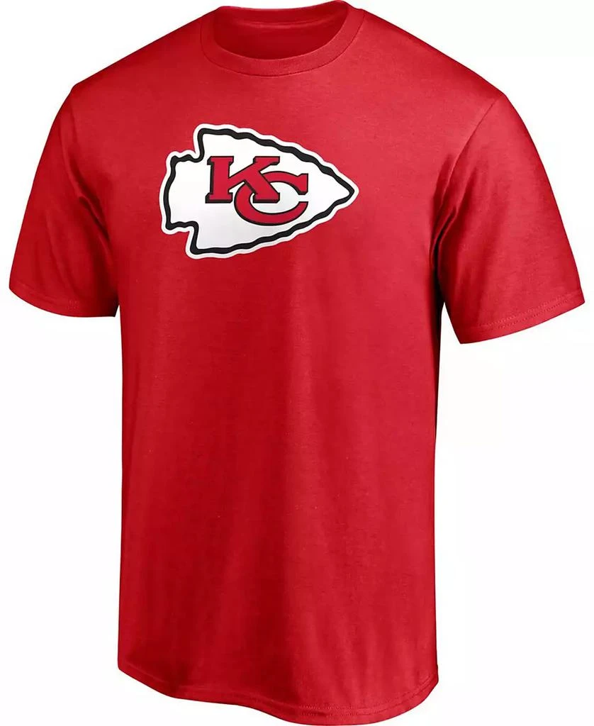 商品Fanatics|Men's Travis Kelce Red Kansas City Chiefs Player Icon Name and Number T-shirt,价格¥274,第2张图片详细描述