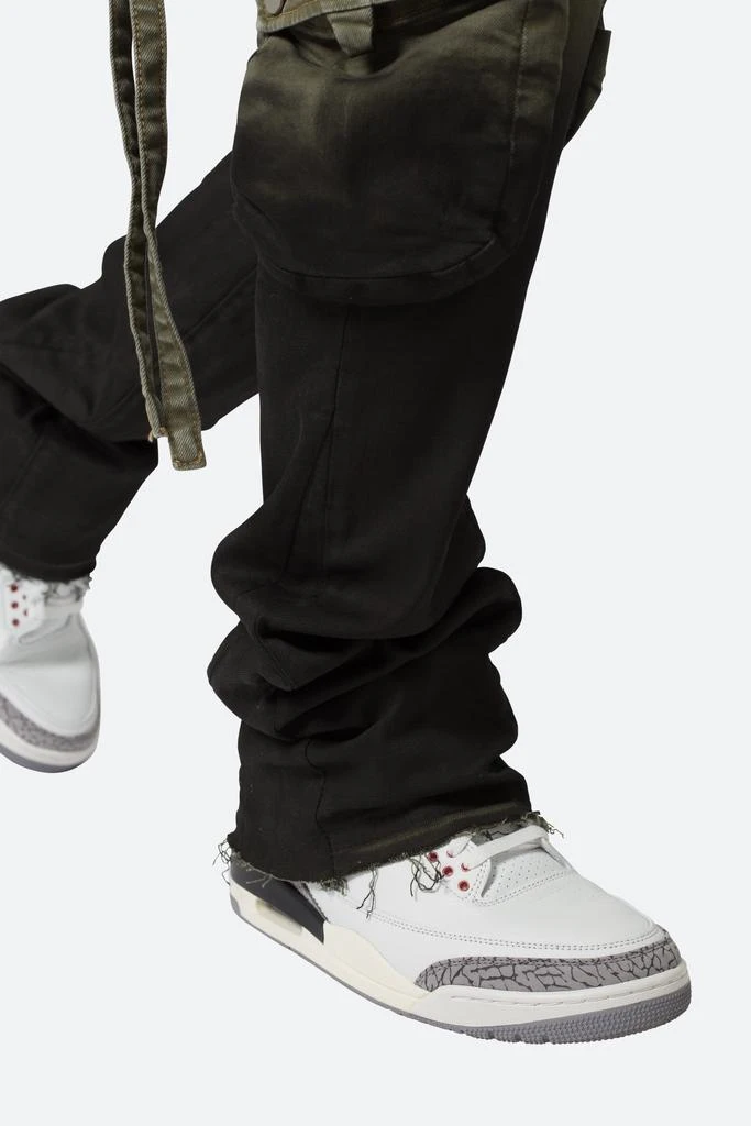 B569 Cargo Flare Denim - Olive/Black 商品
