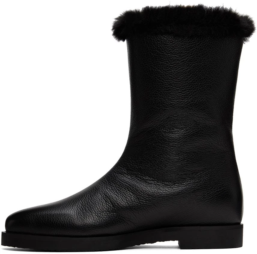 商品Totême|Black 'The Off-Duty' Boots,价格¥7233,第3张图片详细描述