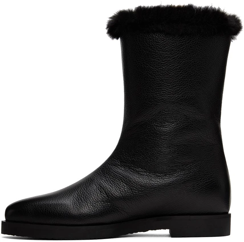 商品Totême|Black 'The Off-Duty' Boots,价格¥7707,第3张图片详细描述