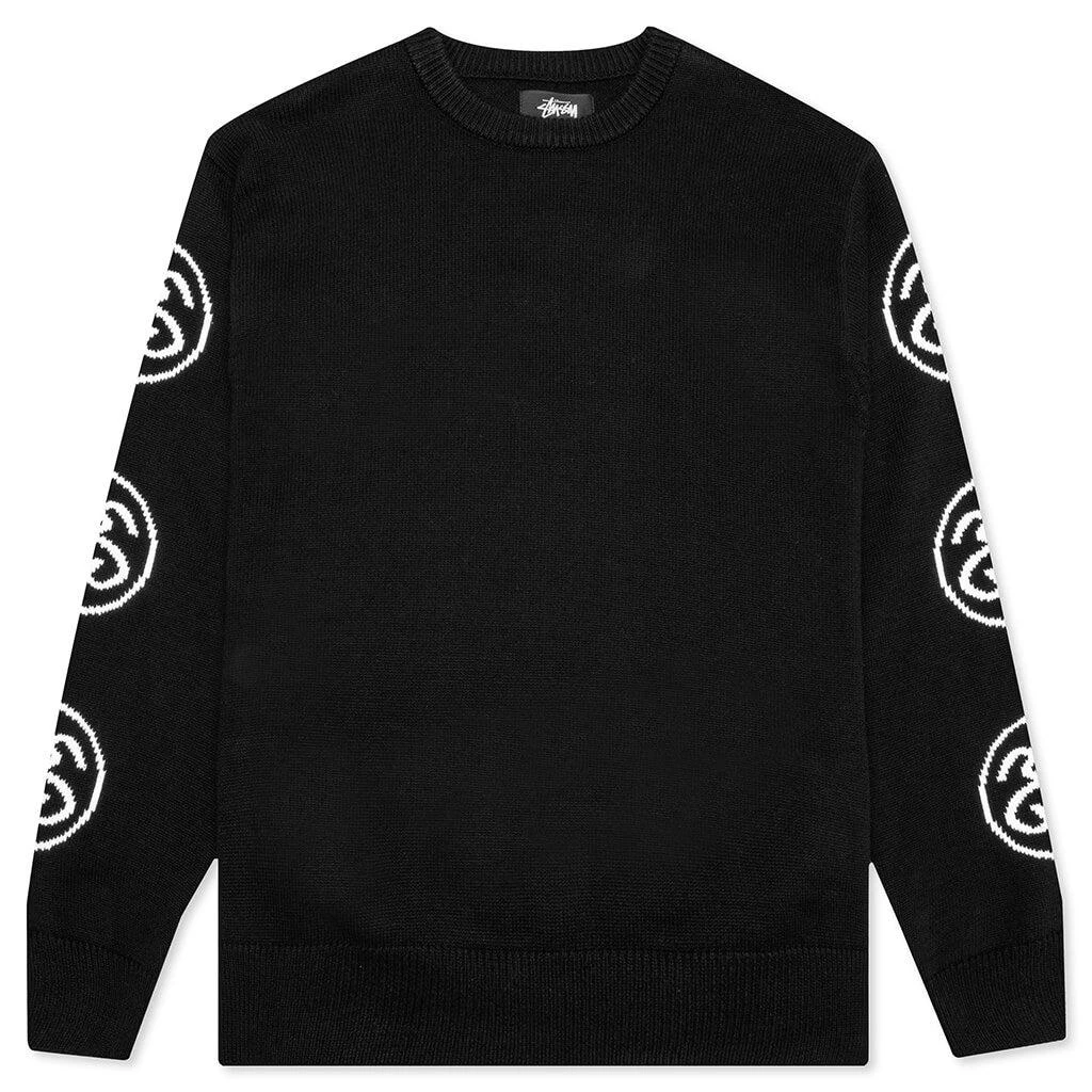 商品STUSSY|Stussy SS-Link Sweater - Black,价格¥1266,第1张图片