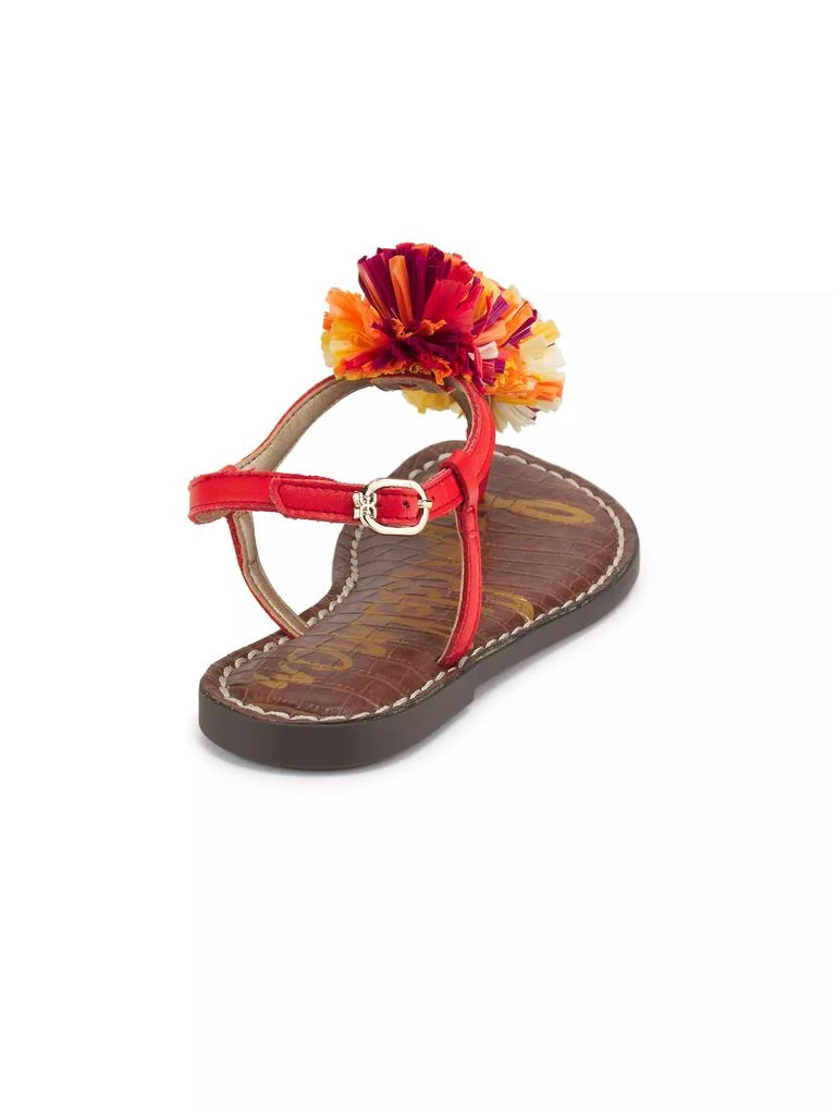 商品Sam Edelman|Little Girl's & Girl's Gillie Mini Faux Leather T-Strap Sandals,价格¥263,第2张图片详细描述