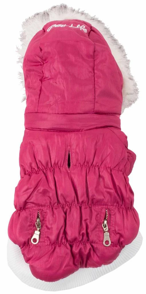 商品Pet Life|Metallic Fashion Pet Parka Coat,价格¥304,第5张图片详细描述