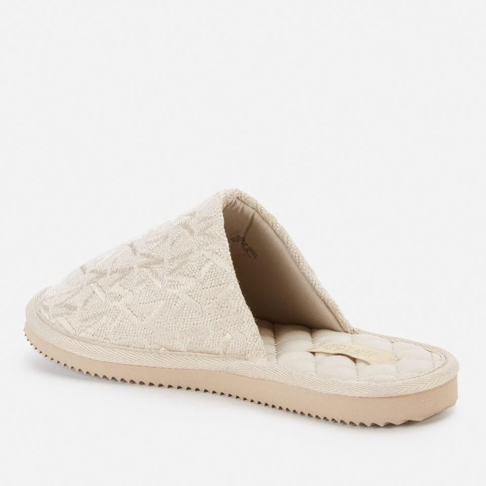 商品Michael Kors|MICHAEL MICHAEL KORS WOMEN'S JANIS SLIPPERS - NATURAL,价格¥188,第2张图片详细描述