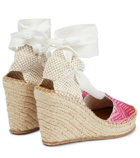 商品Missoni|Zig-zag metallic wedge espadrilles,价格¥1863,第3张图片详细描述