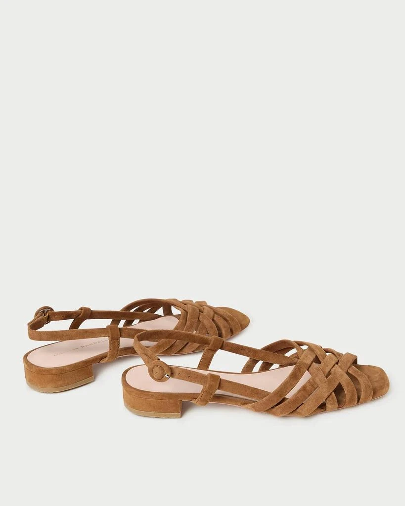 商品Loeffler Randall|Women's Shelly Lattice Sling Back Sandals In Cacao,价格¥1455,第4张图片详细描述
