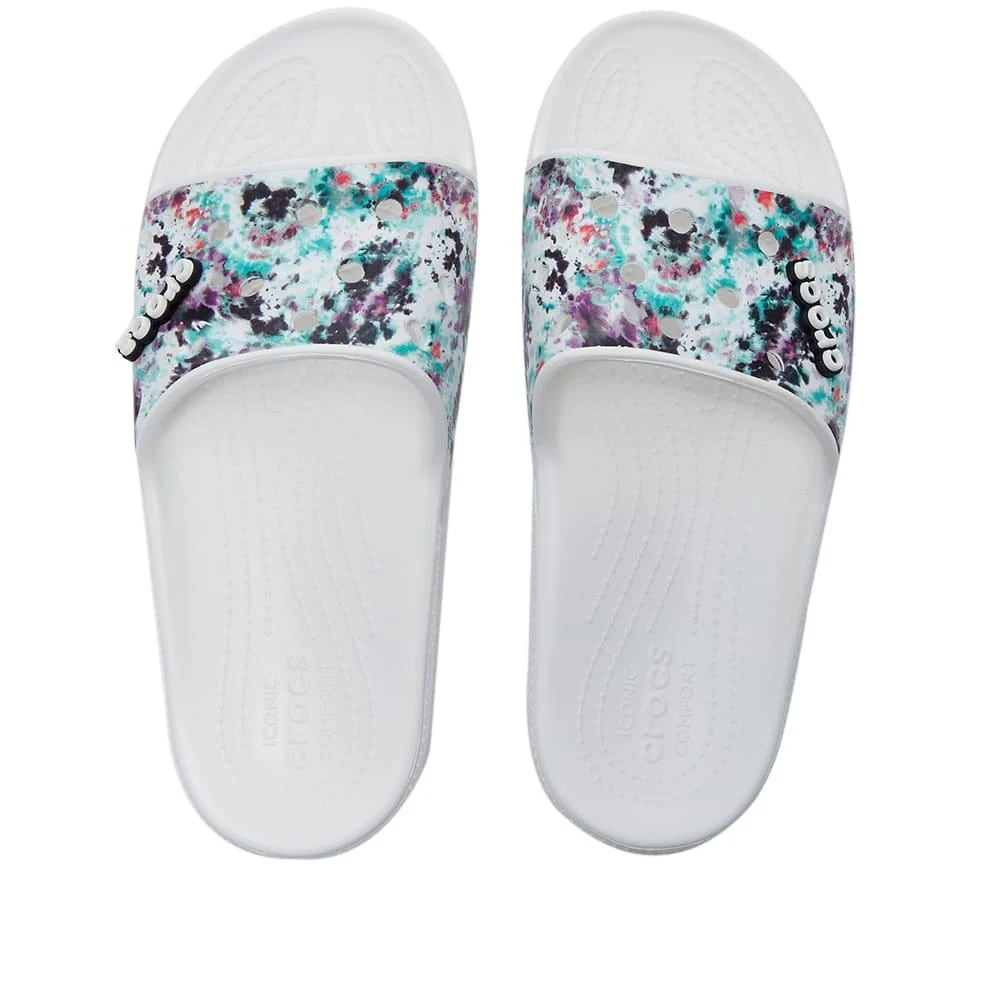 商品Crocs|Crocs Classic Crocs Tie Dye Slide,价格¥153,第5张图片详细描述