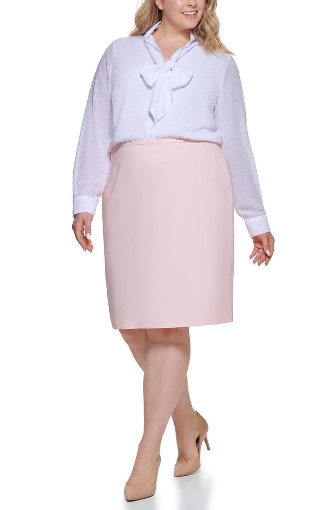 商品Calvin Klein|Knee-Length Skirt,价格¥391,第5张图片详细描述
