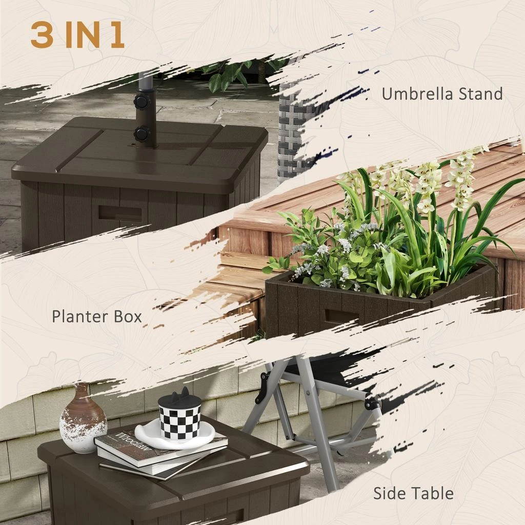 商品Streamdale Furniture|Streamdale Multipurpose Umbrella Stand Planter,价格¥1613,第4张图片详细描述