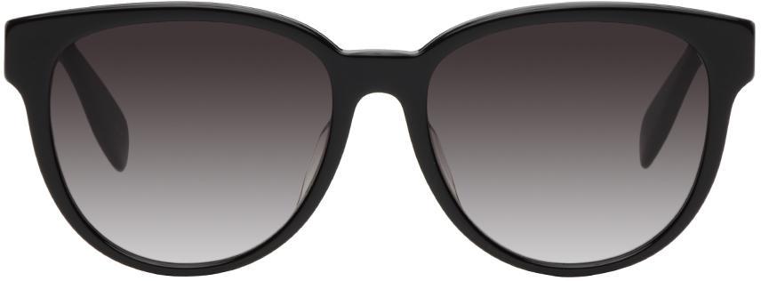 商品Alexander McQueen|Black Graffiti Sunglasses,价格¥2218,第1张图片