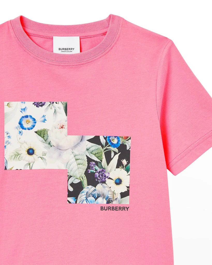 商品Burberry|荷兰花卉图案印花 T 恤,价格¥722,第4张图片详细描述