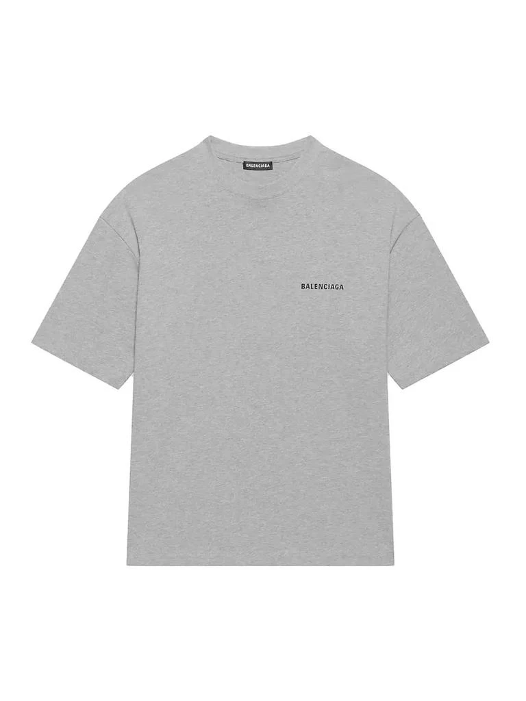商品Balenciaga|Logo Medium Fit T-shirt,价格¥5101,第1张图片