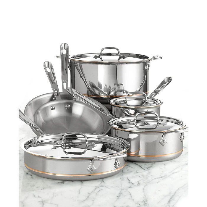 商品All-Clad|Copper Core 5-Ply Bonded 10-Piece Cookware Set,价格¥11524,第4张图片详细描述