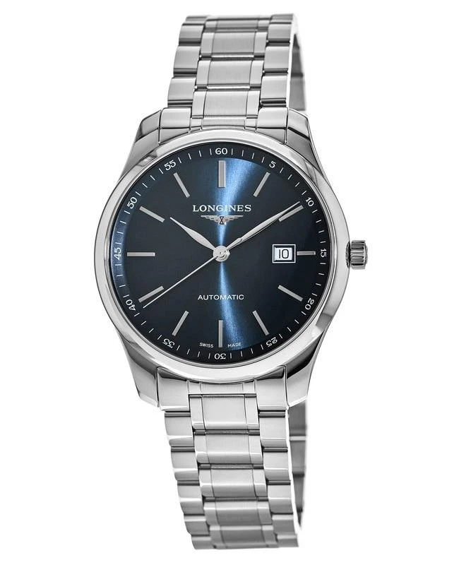 商品Longines|Longines Master Collection Automatic 42mm Blue Dial Stainless Steel Men's Watch L2.893.4.92.6,价格¥13042,第1张图片