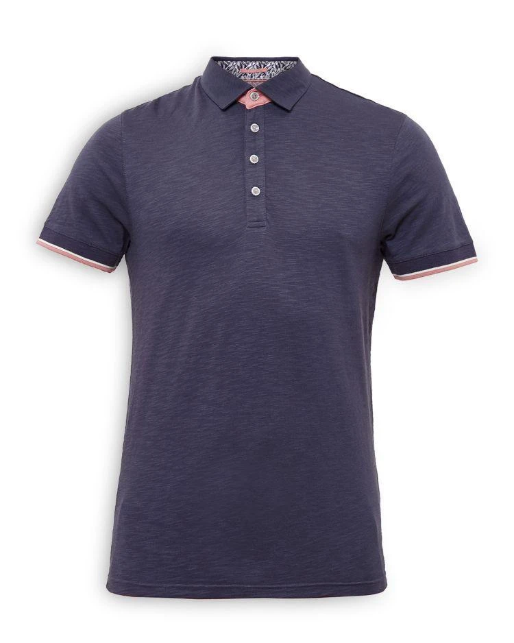 商品Ted Baker London|Helyea Woven Collar Jacquard Regular Fit Polo,价格¥651,第3张图片详细描述