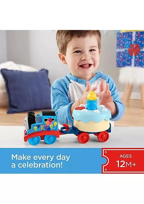 商品Thomas & Friends|Friends Thomas Friends Birthday Wish Thomas Musical Push Along Toy Train Engine With Light Up Cake,价格¥336,第2张图片详细描述