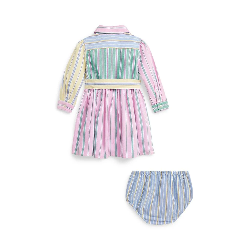 商品Ralph Lauren|Belted Oxford Fun Shirtdress & Bloomer (Infant),价格¥328,第3张图片详细描述
