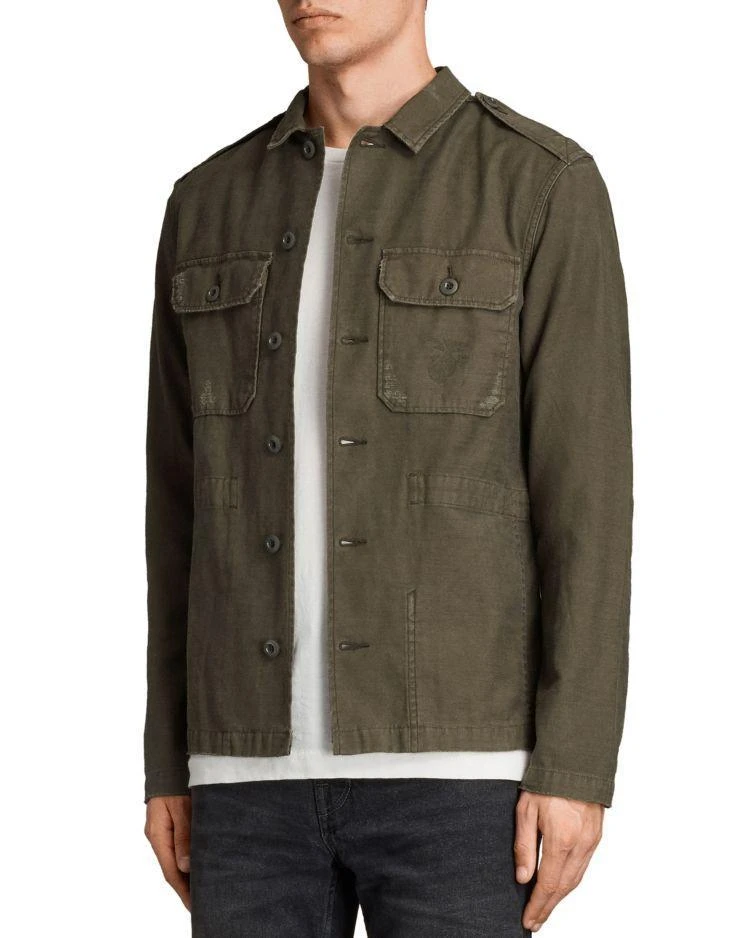 商品ALL SAINTS|Sapper Slim Fit Button-Down Shirt,价格¥879,第3张图片详细描述