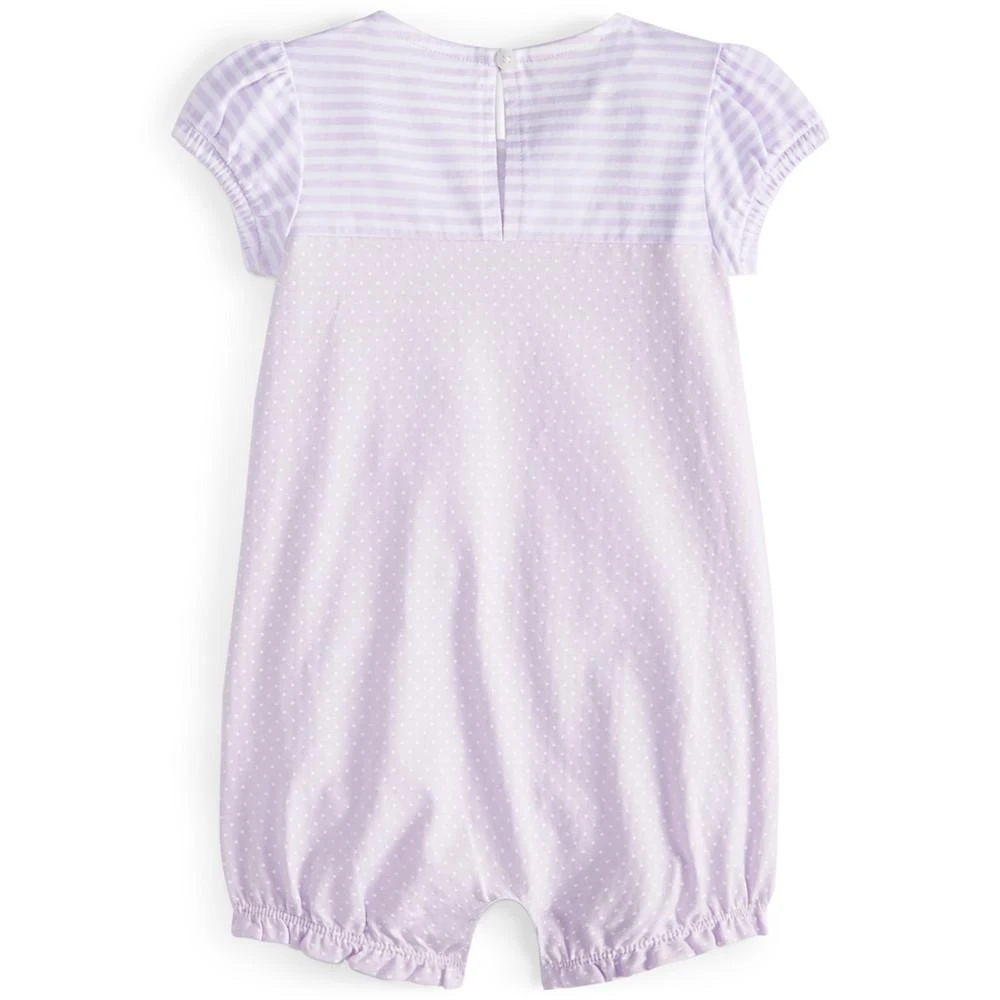 商品First Impressions|Baby Meow Embroidered Cotton Sunsuit, Created for Macy's,价格¥57,第2张图片详细描述