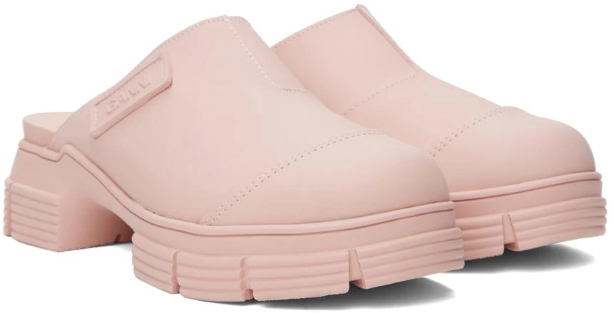 商品Ganni|Pink City Slippers,价格¥704,第4张图片详细描述