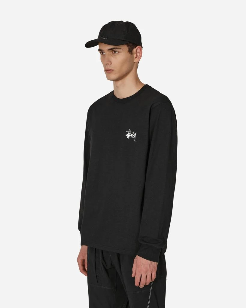 商品STUSSY|Basic Logo Longsleeve T-Shirt Black,价格¥449,第2张图片详细描述