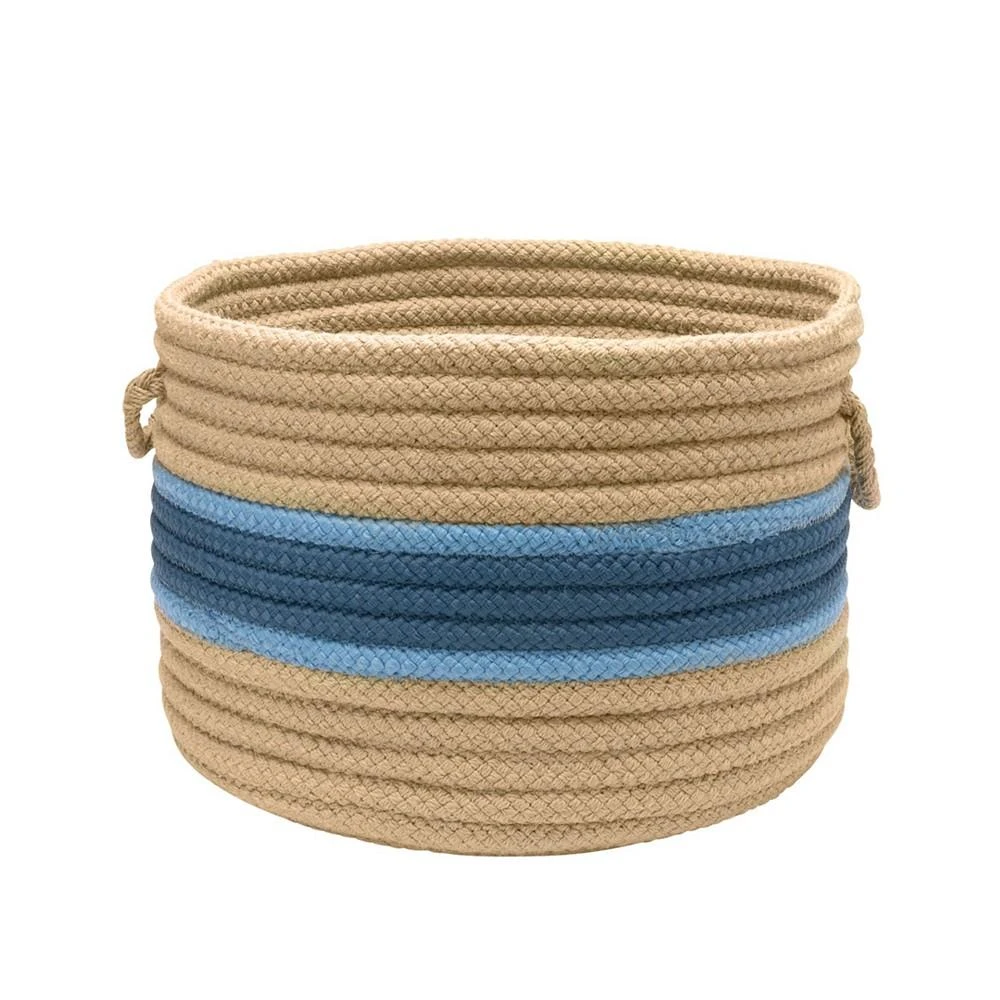 商品Colonial Mills|Garden Banded Round Braided Storage Basket,价格¥1028,第3张图片详细描述