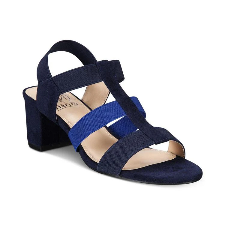 商品Impo|Emery Stretch Block-Heel Sandals,价格¥144,第1张图片